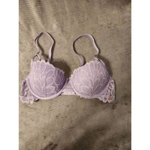 NWOT Savage X Fenty Size 34C Lavender Lace Push Up Bra